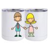 10 oz. White Stainless Steel Short Tumbler Thumbnail