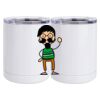 10 oz. White Stainless Steel Short Tumbler Thumbnail