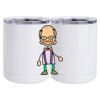 10 oz. White Stainless Steel Short Tumbler Thumbnail