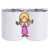 10 oz. White Stainless Steel Short Tumbler Thumbnail