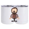 10 oz. White Stainless Steel Short Tumbler Thumbnail