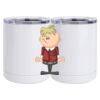 10 oz. White Stainless Steel Short Tumbler Thumbnail