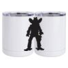 10 oz. White Stainless Steel Short Tumbler Thumbnail
