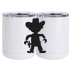 10 oz. White Stainless Steel Short Tumbler Thumbnail