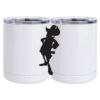 10 oz. White Stainless Steel Short Tumbler Thumbnail