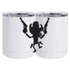 10 oz. White Stainless Steel Short Tumbler Thumbnail