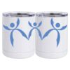 10 oz. White Stainless Steel Short Tumbler Thumbnail