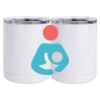 10 oz. White Stainless Steel Short Tumbler Thumbnail