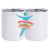 10 oz. White Stainless Steel Short Tumbler Thumbnail