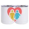 10 oz. White Stainless Steel Short Tumbler Thumbnail