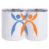 10 oz. White Stainless Steel Short Tumbler Thumbnail