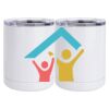 10 oz. White Stainless Steel Short Tumbler Thumbnail