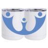 10 oz. White Stainless Steel Short Tumbler Thumbnail