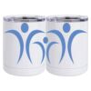 10 oz. White Stainless Steel Short Tumbler Thumbnail