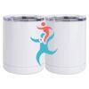 10 oz. White Stainless Steel Short Tumbler Thumbnail