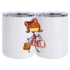 10 oz. White Stainless Steel Short Tumbler Thumbnail