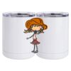 10 oz. White Stainless Steel Short Tumbler Thumbnail