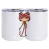 10 oz. White Stainless Steel Short Tumbler Thumbnail