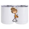 10 oz. White Stainless Steel Short Tumbler Thumbnail