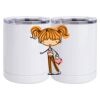 10 oz. White Stainless Steel Short Tumbler Thumbnail