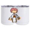 10 oz. White Stainless Steel Short Tumbler Thumbnail