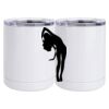 10 oz. White Stainless Steel Short Tumbler Thumbnail