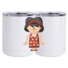 10 oz. White Stainless Steel Short Tumbler Thumbnail