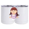 10 oz. White Stainless Steel Short Tumbler Thumbnail