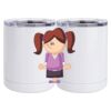 10 oz. White Stainless Steel Short Tumbler Thumbnail