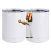 10 oz. White Stainless Steel Short Tumbler Thumbnail