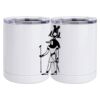 10 oz. White Stainless Steel Short Tumbler Thumbnail