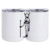 10 oz. White Stainless Steel Short Tumbler Thumbnail