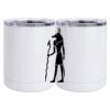 10 oz. White Stainless Steel Short Tumbler Thumbnail
