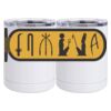 10 oz. White Stainless Steel Short Tumbler Thumbnail