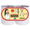 10 oz. White Stainless Steel Short Tumbler Thumbnail