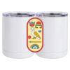 10 oz. White Stainless Steel Short Tumbler Thumbnail
