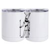10 oz. White Stainless Steel Short Tumbler Thumbnail