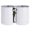 10 oz. White Stainless Steel Short Tumbler Thumbnail