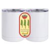 10 oz. White Stainless Steel Short Tumbler Thumbnail