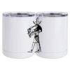 10 oz. White Stainless Steel Short Tumbler Thumbnail
