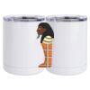 10 oz. White Stainless Steel Short Tumbler Thumbnail