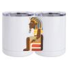 10 oz. White Stainless Steel Short Tumbler Thumbnail