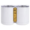 10 oz. White Stainless Steel Short Tumbler Thumbnail