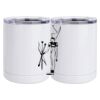 10 oz. White Stainless Steel Short Tumbler Thumbnail