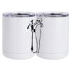 10 oz. White Stainless Steel Short Tumbler Thumbnail