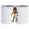 10 oz. White Stainless Steel Short Tumbler Thumbnail