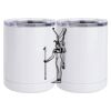 10 oz. White Stainless Steel Short Tumbler Thumbnail