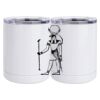 10 oz. White Stainless Steel Short Tumbler Thumbnail