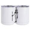 10 oz. White Stainless Steel Short Tumbler Thumbnail