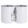 10 oz. White Stainless Steel Short Tumbler Thumbnail